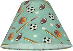 Aspen Creative 58751 Transitional Hardback Empire Shape UNO Construction Lamp Shade in Gold, 13" Wide (6" x 13" x 9")