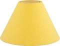 Aspen Creative 56045, Hardback Empire Transitional UNO Shade in Golden Yellow Washi Paper, 4" Top x 10" Bottom x 7" Slant, Slip UNO 36mm Table Lamp