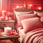 Pink Candles, Scented Candle Gift Set for Stress Relief, 6 Votive Candles for Women and Men, Birthday Candle Gifts for Women, Candles Gifts for Women (Pink, 14 oz)