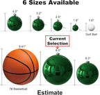 Emerald Green 8.0" Extra Large Christmas Ornaments - Christmas Tree Decoration Balls Shatterproof Hanging Shiny Balls for Birthday Holiday Wedding Decorations Set of 2pcs