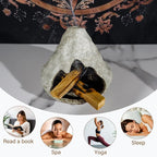 Pure White Zongzi Palo Santo Holder – Elegant Sage Cone Incense Dish for Zen Meditation & Energy Cleansing – Ideal for Aromatherapy, Stress Relief, and Mindfulness Decor Gifts.