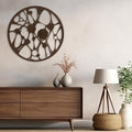 SIGNLEADER Metal Wall Art Decor Abstract Geometric Minimalist Modern Abstract Wall Sculpture Hangings Home Decoration for Living Room, Bedroom, Bathroom, Kitchen, Outdoor - 30" Bronze