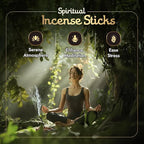 Ritual - Inner Strength Incense Sticks, Reflect, & Empower Your Inner Light, 6 Sticks, 9 Inches Each, Natural Incense with Aromatic Concentrated Oil, Charcoal, Natural Binder - 1 Hour Burn Time