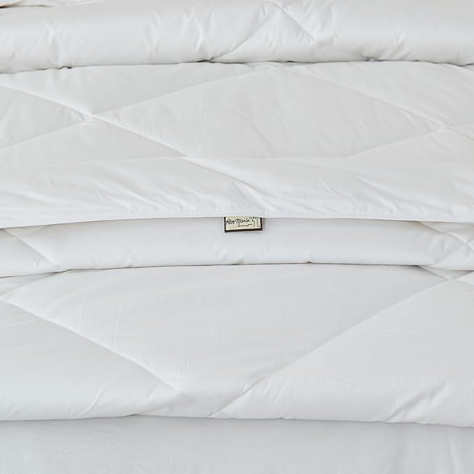 Down Alternative Duvet Comforter 100% Peruvian Alpaca Wool Fill - All-Season Hypoallergenic Thermal Control - All natural sustainable, Twin/Twin X-Large