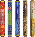 Hem Incense Sticks Variety Pack #3 and Incense Stick Holder Bundle with 5 Popular Based Fragrances