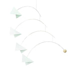 Mirage Black and White Hanging Mobile - 24 Inches Beech Wood - Handmade in Denmark by Flensted
