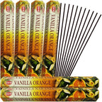 Vanilla Orange Incense Sticks and Incense Stick Holder Bundle Insence Insense Hem Incense Sticks