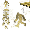 Bigfoot Wind Chimes Outdoor, Big Foot Sasquatch Gifts, Metal Wind Chimes for Outside Memorial Windchimes for Men/Women/Dad/Grandpa Birthday Gift for Outdoor/Indoors Porch, Yard, Garden Decorations
