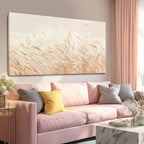 GAIDUOMAI Botanical Artwork Reed Wall Paintings Meadow Wall Art Modern Landscape Prints Office Wall Decor 24"x48" Home Living Room Decorations