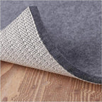 Non Slip Rug Pad Grippers - 3x5 Ft, 1/4" Thick, Felt + Rubber Double Layers Area Carpet Mat Tap, Provides Protection and Cushioning for Hardwood or Tile Floors