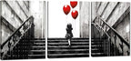 Novatique Banksy Wall Art Modern Street Wall Art Abstract Graffiti Posters Print Classic Graffiti Artwork Wall Decor for Living Room Bedroom Bathroom,12" x 16" x 3Pcs