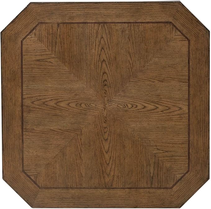 Liberty Furniture Carolina Park 3 Piece Set for Living Room - Octagonal Cocktail Table, 2 End Tables - Amber Brown Oak