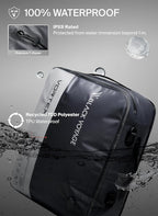 Black Voyage Reusable Vacuum Compression Travel Bag for Carry-On Suitcase and Backpack, Recycled IP67 Waterproof Space Saver Vacpack (1-Pack, 41L - Pump Included)
