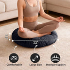 Tiita Outdoor Cushions Square Floor Pillow Thicken Tufted Seat Pad Large Floor Cushion for Yoga Meditation Living Room