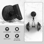 Shower Hooks for Inside Shower,No-Drill Removable&Reusable Towel Hooks for Bathroom,Heavy Duty Suction Cup Hooks for Glass Window,4 Packs(Black)