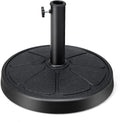 Tangkula Umbrella Base, 31 lbs Capacity Heavy-Duty Patio Outdoor Round Umbrella Stand for 9 ft Umbrella, Fit for 1.5-1.9 inches Table Market Offset Pool Umbrella, Weighted Umbrella Base
