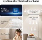 Homelist LH1 Superlight 77'' Floor Lamp, 100W Full-Spectrum Eye-Care Bright Floor Lamp for Reading, Office Work, 9000LM LED Standing Lamp Dimmable, Perfect for Family Living Room, Home Office
