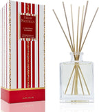 Urban Naturals Christmas Morning Reed Diffuser Set – Aromatic Rosemary, Eucalyptus, Balsam Spruce, Orange, Cedar & Amber – Sleek Rectangular Refillable Glass Bottle – Made in The USA