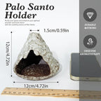 Palo Santo Burner- Zongzi Modeling Incense Holder with Ash Catcher-Perfect for Sage, Sticks, and Copal-Aromatherapy Meditation Gift for Women-Perfect for Yoga, Meditation, and Anxiety Relief