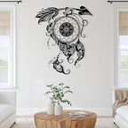 Metal Wall Art Dream Catcher Decor, Dream Catcher Wall Decor Large, Boho Wall Decor, Boho Dream Catcher, Dream Catcher Design, Metal Wall Decor, Interior Decor (Gold, 30"x26"/76x66cm)