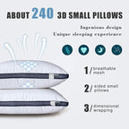 Meoflaw Pillows for Sleeping(2-Pack), Luxury Hotel Pillows King Size Set of 2,Bed Pillows for Side and Back Sleeper (King)