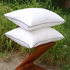 Luxurious Down Pillows - Standard Size, High Fill Power, Breathable Cotton Blend Shell,Down Pillow Ideal for Every Night