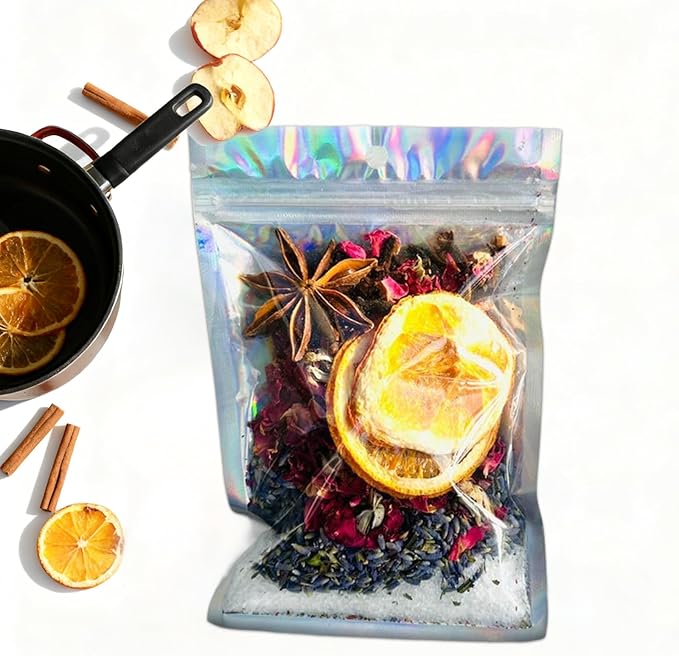 Intention Simmer Pot Blends, Reiki-Infused Simmer Pot for Stove Potpourri Mix, for Intentional Home Ambience, Cozy Home Ritual Spaces & Mindful Living (1,Blessing)