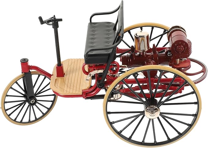 TOYANDONA Classic Car Model 6.7 Inch Retro Vintage Miniature Decor Collectible Vehicle Desktop Ornament for Home Display