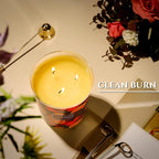 HomeLights Scented Candles | Large Jar 34 Oz Natural Soy Candle | 130 hrs Long-Lasting with 3 Wicks | Eclectic Mixed Styles Home Decor | Gifts for Mom & Women, Amalfi Citrus