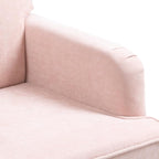 KEIKI Modern Accent Chair for Living Room and Bedroom,Comfortable Fabric Armchair with High-Density Foam, Sturdy Wood Legs, Stylish Lounge Chair for Home Office and Small Spaces