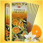 Vanilla Orange Incense Sticks and Incense Stick Holder Bundle Insence Insense Hem Incense Sticks