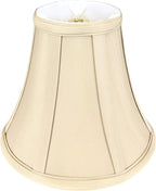 Royal Designs, Inc. BSO-704RC-7BG True Bell Basic Lamp Shade with Round Clip, 3.75 x 7 x 6.75, Beige