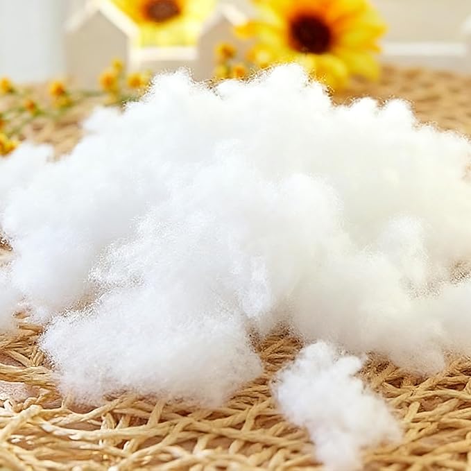 Premium PP Cotton Ottoman Pouf Insert Pouf Stuffing Round Bean Bag Filler & Footstool Stuffing 20x20×14 Inch Round