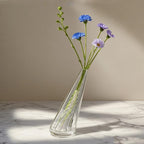 Mini Gradient Glass Vase, Exquisite Desktop Decorative Vase, Pro Glass Replacement for (Coffee)