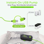 Vacuum Bags for Travel with USB Pump, 18 Pack Compression Travel Vacuum Bags for Luggage and Suitcase, Carry-on Size Space Saver Bags for Clothes and Clothing