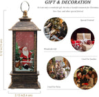 Christmas Lantern Decorations Christmas Lighting Decorations Christmas Tree Decoration Home Decor Small Candle Lanterns, Holiday Decoration Gifts for Family, Children, or Friends（4-Pack）