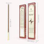 Bakoor Incense Sticks, Organic Hand Dipped Incense, Natural Herbs & Aromatic Ingredients, Contain 40 Sticks, Burn Time 45 to 60 Minutes, Spiritual Gifts, Soothing Whiffs Incense by Karma Pledge