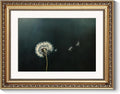 ARPEOTCY Vintage Gold Framed Wall Art Decor, 11x14 Inch Moody Botanical Picture Art Decor, Retro Dark Dandelion Print Painting, Rustic Farmhouse Wall Decor for Living Room Bedroom Bathroom Office