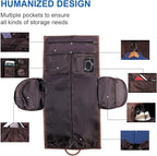 seyfocnia Convertible Travel Garment Bag,Carry on Garment Duffel Bag for Men Women - 2 in 1 Hanging Suitcase Suit Business Travel Bag