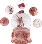 Musical Ballerina Snow Globes Lighted Snow Globe, Swan Lake Music Box Ballet Recital Gifts for Girls, Daughter, Granddaughter