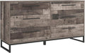 Signature Design by Ashley Neilsville 6 Drawer Dresser, Dark Brown