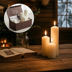 White Pillar Candles Bulk Set of 36，Hurricane Candles，3 Different Lengths 2 x 3/6/8 Inch (12 Each)，Dripless Unscented Smokeless，Gives You a Better Atmosphere When Organizing an Event Party.