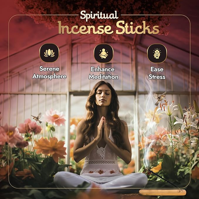 Ritual - Love Yourself Incense Sticks, Enhance Self-Love and Self-Acceptance, 6 Sticks, 9 Inches Each, Natural Incense with Aromatic Concentrated Oil, Charcoal, Natural Binder - 1 Hour Burn Time