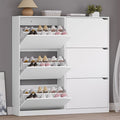 Shoe Cabinet with 6 Flip Drawers, Slim Narrow Shoe Storage Cabinet, Freestanding Shoe Organizer for Entryway, Hallway, Foyer