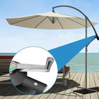 Patio Umbrella Parts - Cantilever Umbrella Stand with Adjustable Rocking Handle, Suitable for Courtyard and Garden