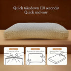Memory Foam Pillows for Sleeping Adjustable Breathable Bed Pillow for Side, Back, and Stomach Sleepers Washable Pillow Cover Stardust King Size 18x34IN