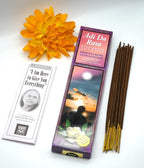 Adi Da Rasa Hridaya Rose Sandalwood Incense, 25gms Natural Hand Rolled. Quality Incense Sticks for Purification, Relaxation, Positivity, Yoga, Meditation, Natural and Handmade in India