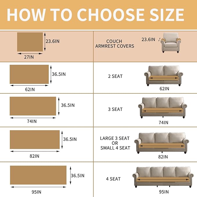 HAOMAIJIA Non-Slip Couch Arm Covers Set of 2 Waterproof Armrest Covers for Sofa, Soft Recliner Arm Chair Covers Washable Chenille Sofa Arm Cover Furniture Protectors (Black, 23.6" x 27" 2 Pack)