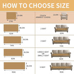 HAOMAIJIA Non-Slip Couch Arm Covers Set of 2 Waterproof Armrest Covers for Sofa, Soft Recliner Arm Chair Covers Washable Chenille Sofa Arm Cover Furniture Protectors (Brown, 23.6" x 27" 2 Pack)