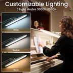 1600 Lumens LED Desk Lamp 24W Super Bright Architect Task Lamp 20 Inches 3 Light Modes Stepless Dimming Eye-Caring Computer Light Adjustable Desk Light for Nails, Home, Office, Crafts & Hobbies